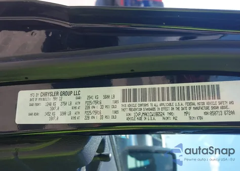 2012 Jeep Liberty Sport z USA, uszkodzony, nr VIN 1C4PJMAK1CW186524